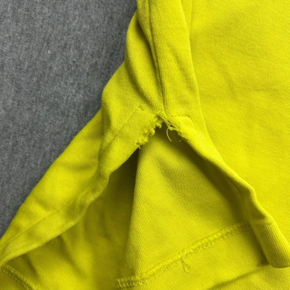 Polo Ralph Lauren Short Sleeve Golf Polo Mens XXL Yellow Cotton *RIPS*